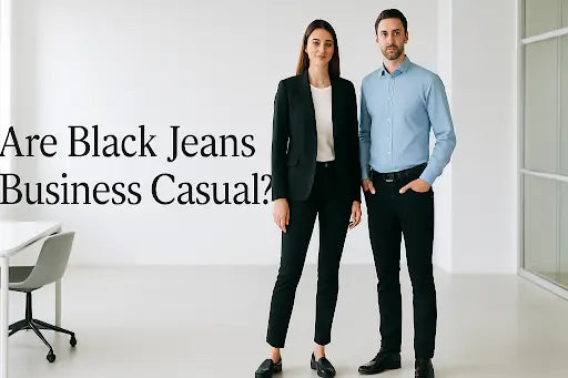 are black jeans business casual? can i wear jeans for business casual