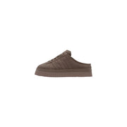 Adidas Originals Damen-Sneaker aus braunem Leder zum Hineinschlüpfen mit klobiger Plateausohle und klassischem Drei-Streifen-Design