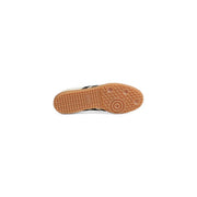 Adidas Weiße Damen-Sneaker aus Leder, Schnürschuhe im schwarz-weißen adidas Samba-Design mit Gummisohle