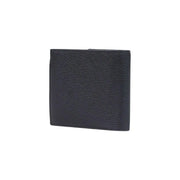 Armani Exchange Schwarze Herren-Geldbörse mit dezenter, genarbter Polyesteroberfläche und präzisen Ziernähten, 11 x 9 cm