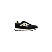 Schwarzer und goldener AX Logo Laufschuh – stilvolles Sportschuhwerk