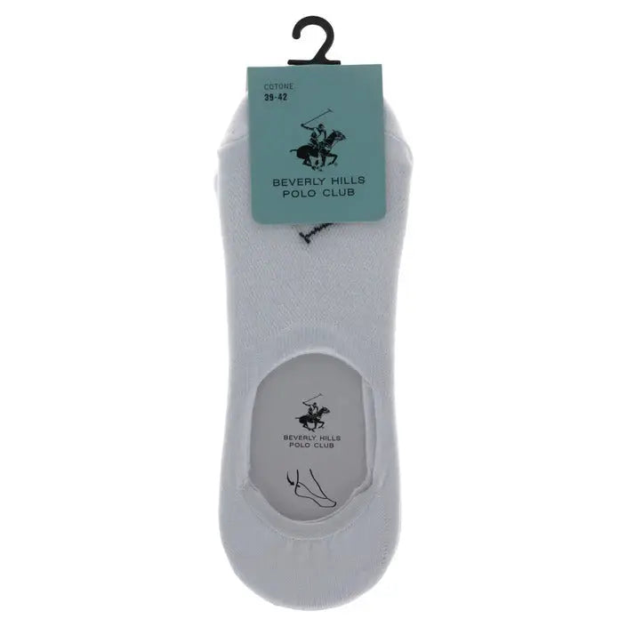 White Beverly Hills Polo Club Socks featured in the Beverly Hills Polo Club Socks in Black and White product image