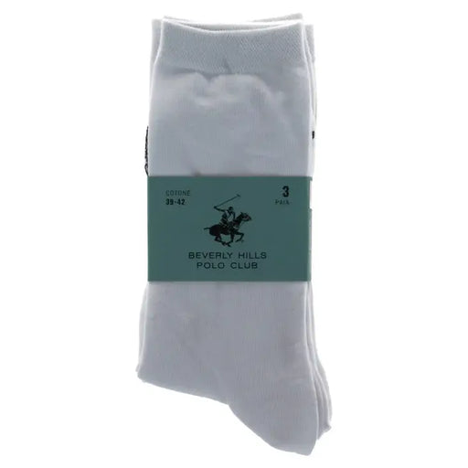 Pack of Beverly Hills Polo Club white and gray socks for comfortable everyday wear