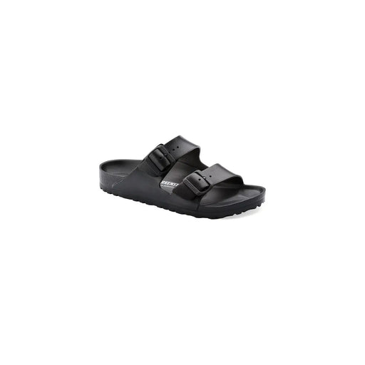 Schwarze Birkenstock Damen-Hausschuhe, Größe 3, Modell Arizona Sandalen, mit zwei verstellbaren Riemen und vorgeformtem Fußbett