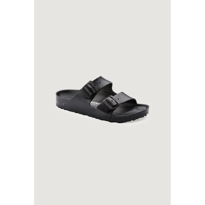 Schwarze Birkenstock Arizona Damenpantoffeln, Größe 3, mit zwei verstellbaren Riemen und vorgeformtem Fußbett