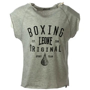 Gray boxing-themed T-shirt featured in Black Boxing Graphic T Shirt product image