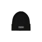 Schwarze Calvin Klein Mütze mit weißem Logo.