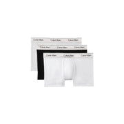 Calvin Klein Schwarze und weiße Herren-Baumwollslips mit elastischem Bund und Markenlogo-Aufdruck im 3er-Pack