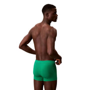 Grüne Calvin Klein Herren-Boxershorts aus gerippter Baumwolle, bequem und für den Alltag geeignet