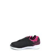 Colmar Damen-Sneaker aus Nylon zum Hineinschlüpfen in Schwarz und Rosa mit Mesh-Einsätzen und einem eleganten, modernen Design für sportliche Aktivitäten