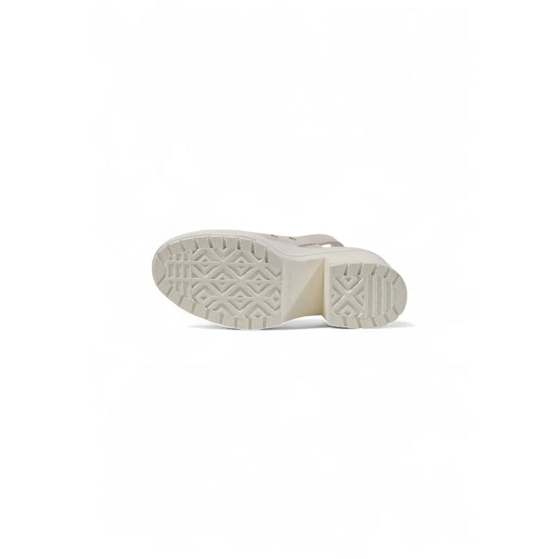 Converse Beigefarbene Chuck 70 Plateau-Sandalen aus Leder für Damen mit strukturierter, geometrischer Sohle und minimalistischem Design