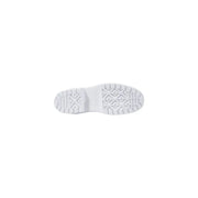 Converse Weiße Chuck Taylor Damen-Sneaker aus Stoff mit weißer Gummisohle, geometrischem Profil und geprägtem Markenlogo
