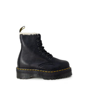 Dr. Martens black leather womens ankle boots