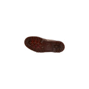 Brown leather sole of dr martens men lowell butterscotch leather lace up shoes with rugged tread and embossed logo