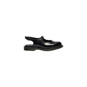 Schwarze Mary-Jane-Sandalen aus Lackleder mit Schnallenriemen und Gummisohle von Dr. Martens für Damen