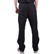 Dsquared Schwarze Herrenhose aus Baumwollmischgewebe mit Kordelzugbund und dezenten Seitenstreifen im sportlichen Stil