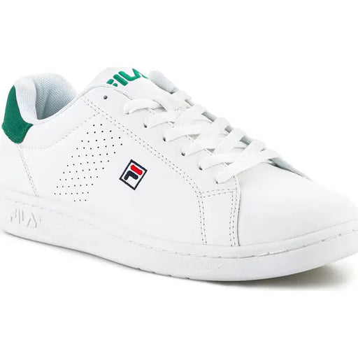 White Fila sneaker with green accents from Fila Men Sneakers All Seasons White collection