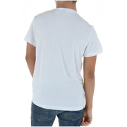 G-Star-Männer t-shirt Weißes Kurzarmshirt aus 100 % Baumwolle mit schlichtem Rundhalsausschnitt