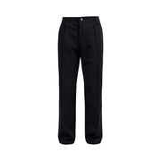 Guess Schwarze Herren-Baumwollhose mit geradem Bein und dezenten Vordertaschen.
