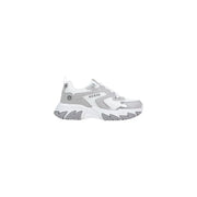 Guess graue Damen-Sneaker aus Polyester und Polyurethan, klobige Schnürung mit strukturiertem Obermaterial und Guess Logo an der Seite