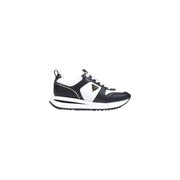 Schwarzweiß Guess Weiße Damen-Sneaker aus Polyurethan von Evory mit elegantem Design, kontrastierenden Einsätzen und strukturierter Sohle