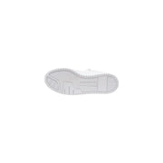 Rückseite guess Weiße Damen-Sneaker aus Polyurethan mit Schnürung, weißer Gummisohle mit Puma-Logo und strukturierter Grifffläche