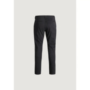 Schwarze, schmal geschnittene Baumwollhose von Jack and Jones mit elegantem, modernem Design und dezenten Ziernähten.