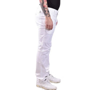 Jacob Cohen Weiße Herren-Baumwollhose in schmaler Passform mit dezenten Ziernähten aus weißem Denim für einen modernen Look