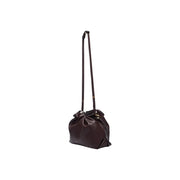 Liu Jo Braune Damen-Einkaufstasche aus Polyurethan, 32 cm, mit elegantem, dunkelbraunem Leder-Crossbody-Design und goldfarbenen Beschlägen