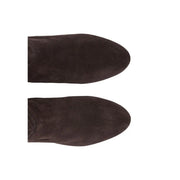 Liu Jo Damen-Lederstiefel Blake, braun, Herbst/Winter, mit dunkelbraunem Wildleder und spitzer Zehenpartie