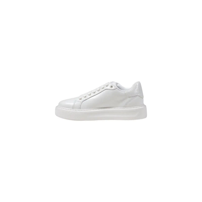 Liu Jo Weiße Damen-Sneaker aus Leder mit niedrigem Absatztop Design und klobige Sohle für Frühling und Sommer