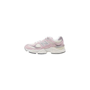 New balance Damen-Sneaker aus Leder in Rosa und Weiß mit klobiger Sohle für stylische Freizeitkleidung