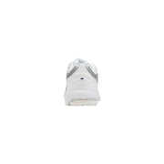 New balance Weiße Damen-Sneaker aus Synthetik, Schnürschuhe mit silbernen Akzenten und gepolsterter Sohle