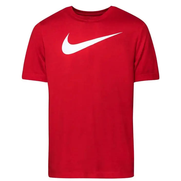 Red Nike T-shirt displayed in the Nike Black Short Sleeve T Shirt product image
