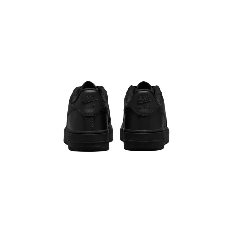Nike Damen Air Force 1 Low aus schwarzem Ledertop Sneaker mit elegantem, minimalistischem Design und matter Oberfläche
