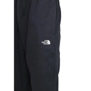 Schwarze Jogginghose aus Baumwollfleece von The North Face für Herren mit weißem, gesticktem Logo am Oberschenkel