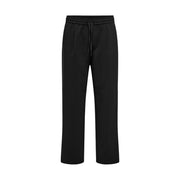 Only Schwarze Herrenhose von and Sons mit weitem Bein und Kordelzugbund aus Viskosemischgewebe