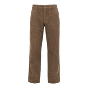 Only and Sons Herren-Cordhose in Braun mit geradem Bein, klassischem Schnitt und sichtbaren Ziernähten