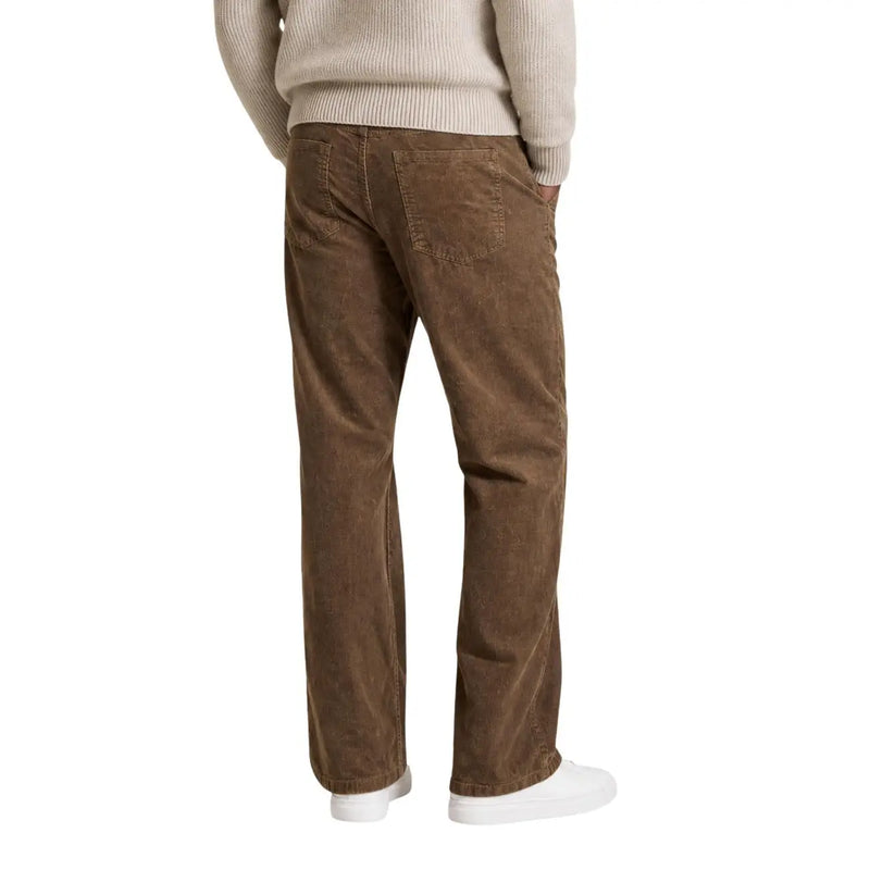 Only and sons Herren-Cordhose in Braun mit geradem Schnitt, klassisch-lässiger Passform und strapazierfähigem Material