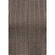 Brauner und beiger Wollstoff mit Hahnentrittmuster, der mit only Schwarzes, ärmelloses Polyesterkleid für Damen in Größe S