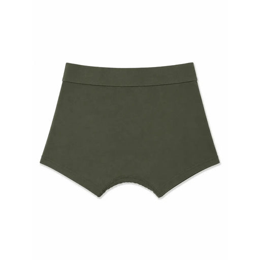 Olivgrüne Palm Angels Herren-Baumwollslips mit glattem, nahtlosem Stoff und flachem, elastischem Bund.
