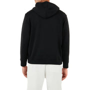 Schwarzer Herren-Kapuzenpullover von Paul and Shark aus Baumwolle mit glattem, weichem Stoff und schlichtem Design