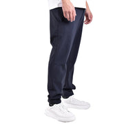 Rrd Herren-Hose aus blauem Polyamid in Dunkelblau mit schmal zulaufendem Bein, elegantem, modernem Design und dezenten Seitennähten.
