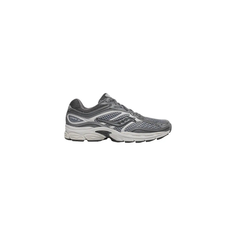 Grau und Silber saucony Omni 20 Laufschuh mit Mesh-Obermaterial und gepolsterter Sohle für Damen, weiße Synthetik-Sneaker Progrid Omni 9