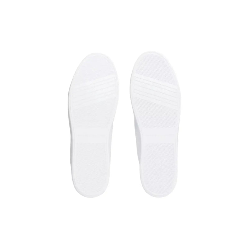 Weiße adidas Einlegesohlen mit griffigem Profil für weiße Tommy Hilfiger Damen-Sneaker aus Leder.