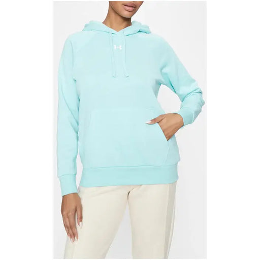 Mint green pullover hoodie with front pocket in Under Armour Women’s Black Sweatshirt
